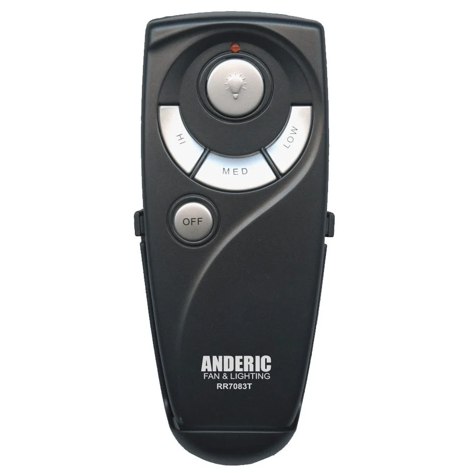 Télécommande Anderic UC7083T CHQ7083T pour ventilateur de plafond Hampton Bay - RR7083T