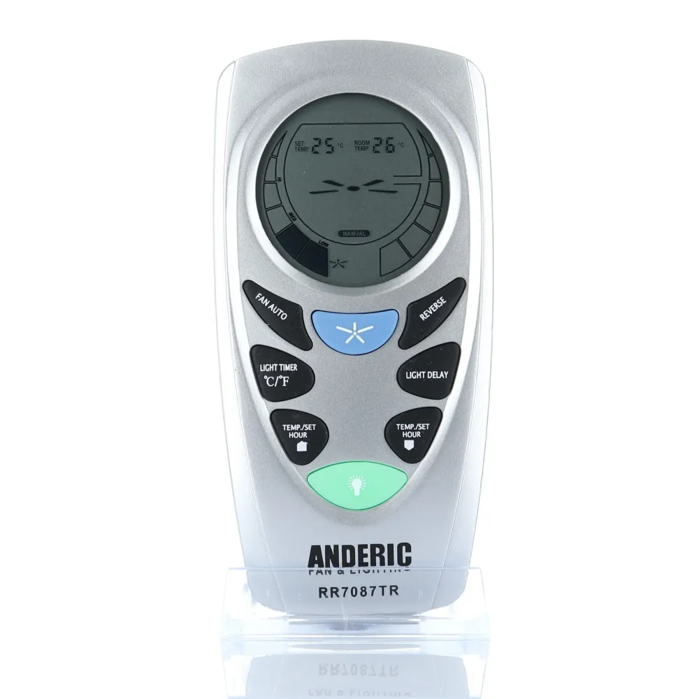 Télécommande Anderic UC7087TR avec fonction marche arrière pour ventilateur de plafond Hampton Bay - RR7087TR