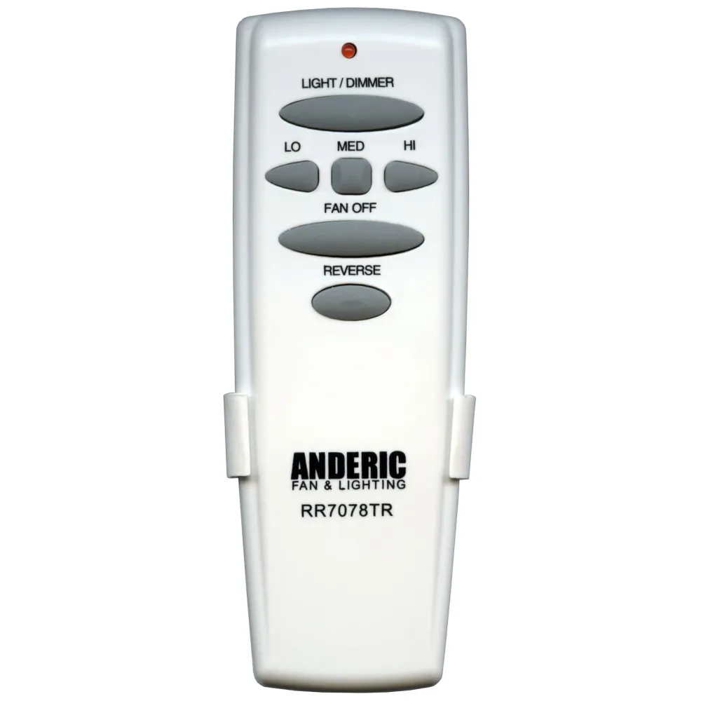 Télécommande pour ventilateur de plafond Anderic RR7078TR (avec fonction de marche arrière) - UC7078T