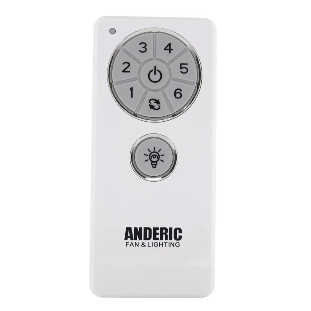 Télécommande réversible Anderic DC1 à 6 vitesses pour ventilateur de plafond Hampton Bay/Monte Carlo