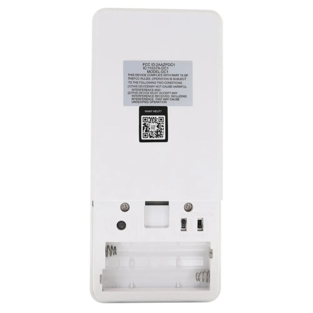 Télécommande réversible Anderic DC1 à 6 vitesses pour ventilateur de plafond Hampton Bay/Monte Carlo