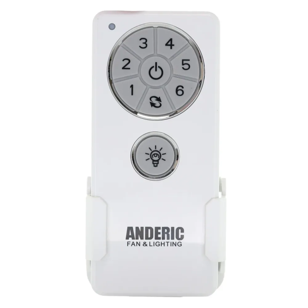 Télécommande réversible Anderic DC1 à 6 vitesses pour ventilateur de plafond Hampton Bay/Monte Carlo