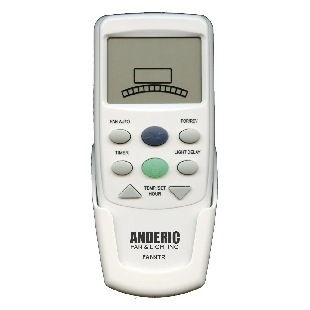 Télécommande thermostatique sans variateur Anderic FAN9T/REV pour ventilateur de plafond Hampton Bay