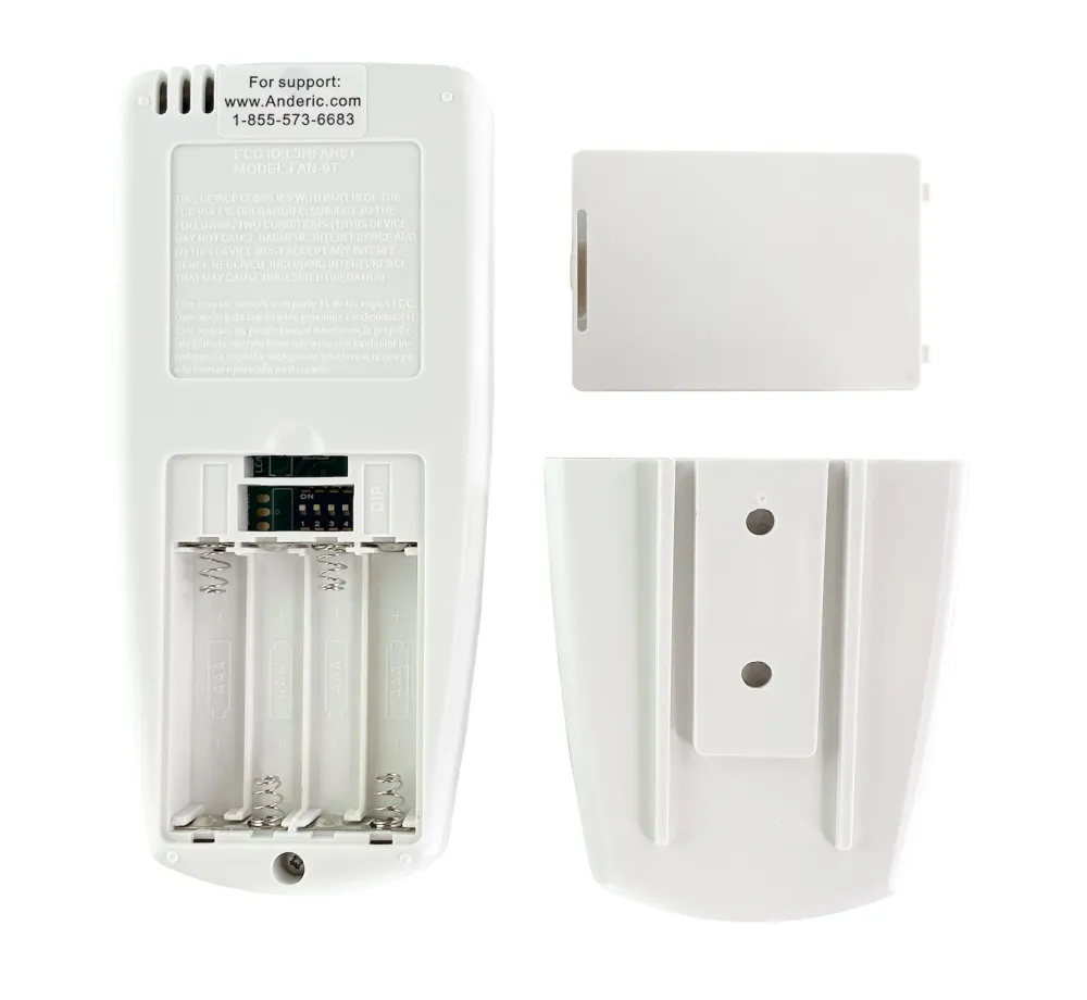Télécommande thermostatique sans variateur Anderic FAN9T/REV pour ventilateur de plafond Hampton Bay