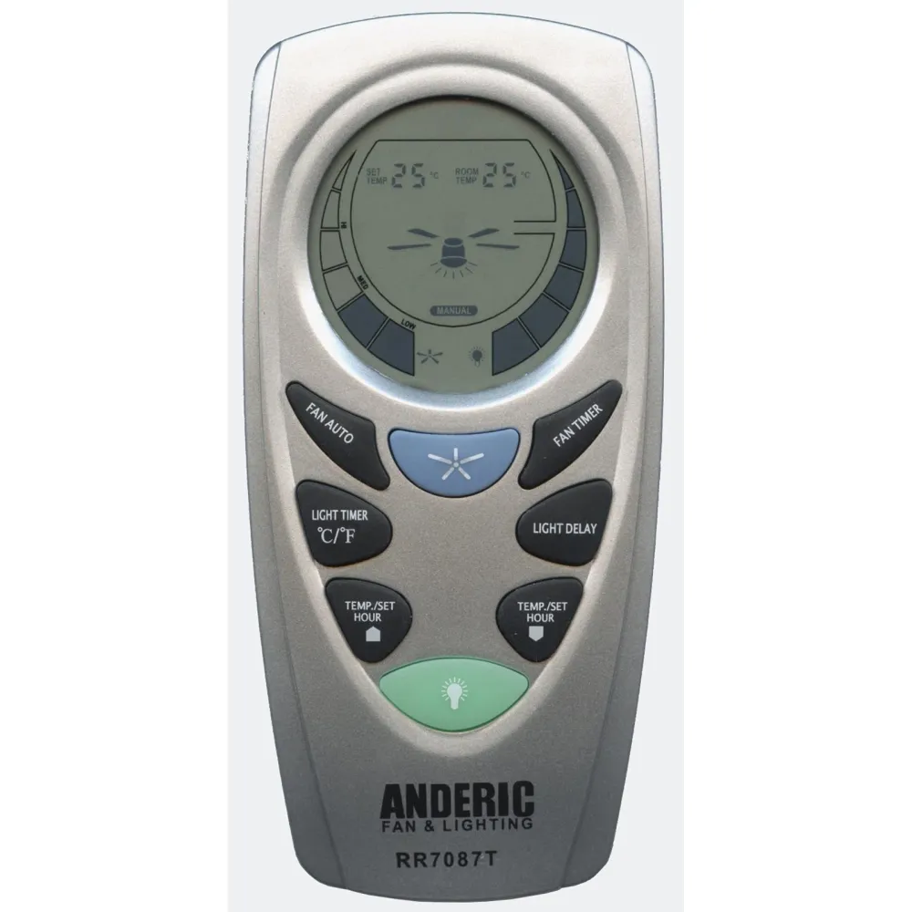 Télécommande de ventilateur de plafond Anderic UC7087T avec minuterie pour Hampton Bay