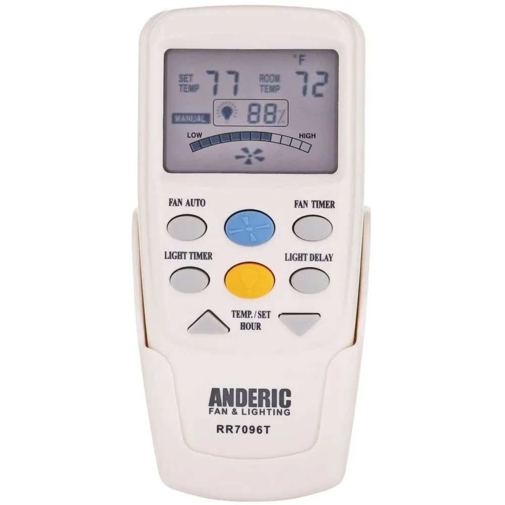 Télécommande de ventilateur de plafond Hampton Bay Anderic CHQ7096T avec minuterie (RR7096T)