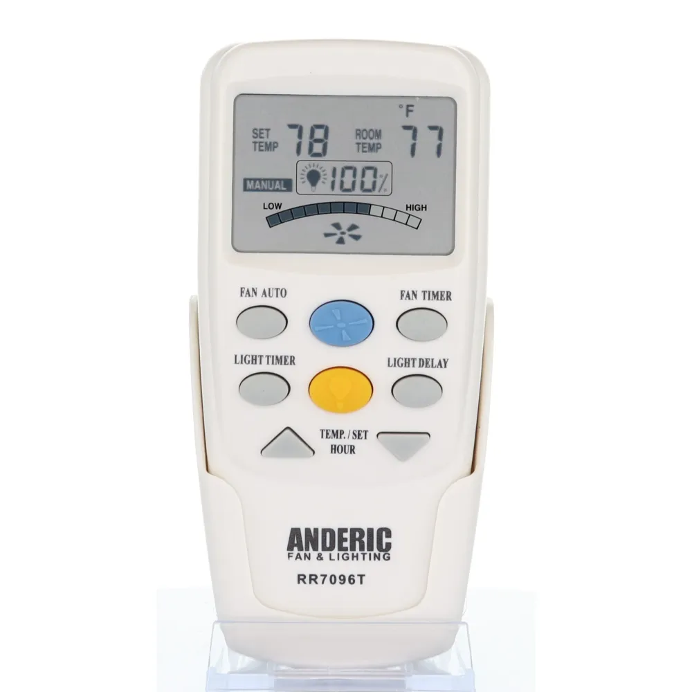 Télécommande de ventilateur de plafond Hampton Bay Anderic CHQ7096T avec minuterie (RR7096T)