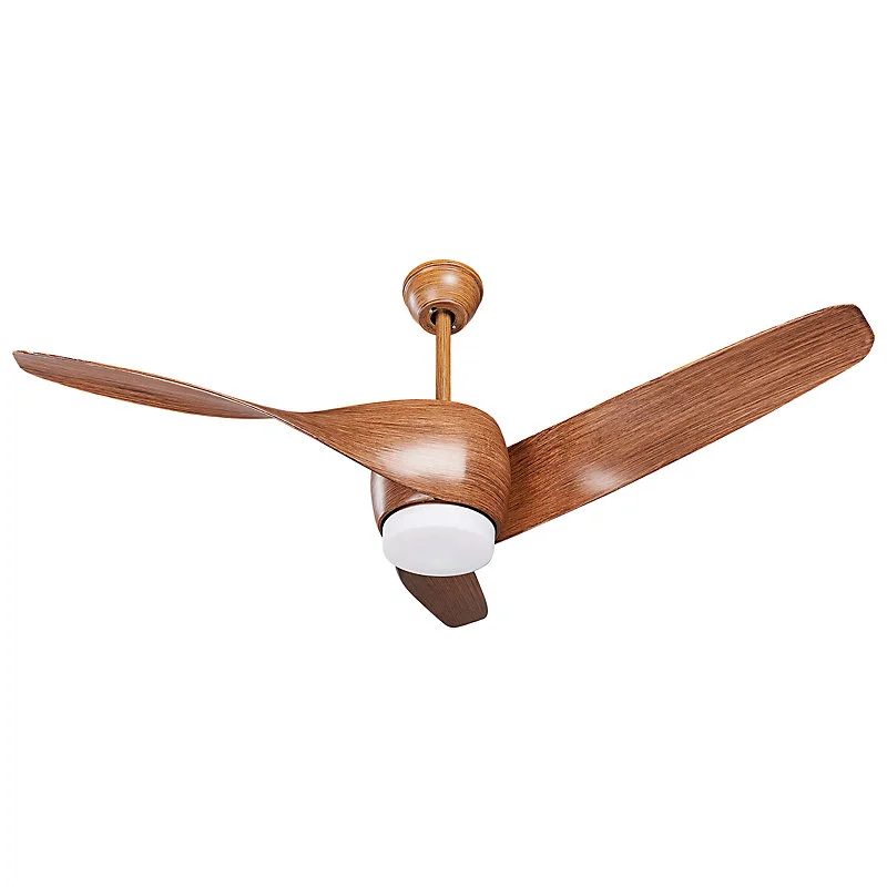 Ventilateur de plafond avec lampe PARIA Avec télécommande Marron