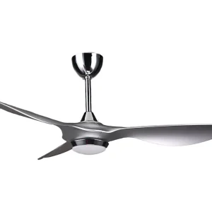 Ventilateur de plafond pales 132 cm avec LED et Wi-fi Réversible Hypersilence