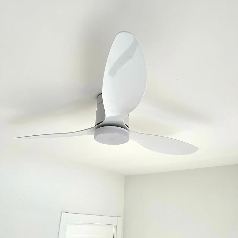 VENTILATEUR DE PLAFOND PALES BLANC SAMARAT AVEC LED ET THERMOSTAT