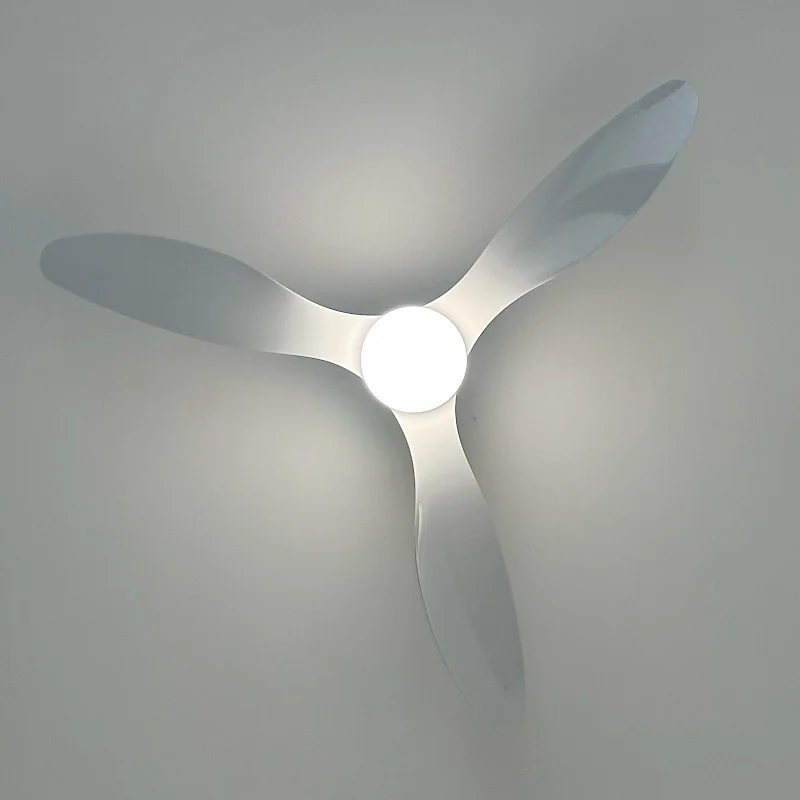 VENTILATEUR DE PLAFOND PALES BLANC SAMARAT AVEC LED ET THERMOSTAT