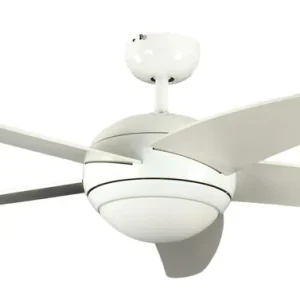 Ventilateur de plafond Pepeo Melton blanc 132 cm avec éévidentage et télécommande 1341201033 se fournir à bas prix