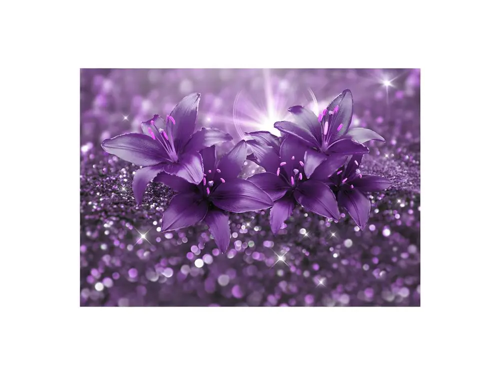 Papier Peint "Masterpiece Purple" 140 x 200 cm pour pose facile