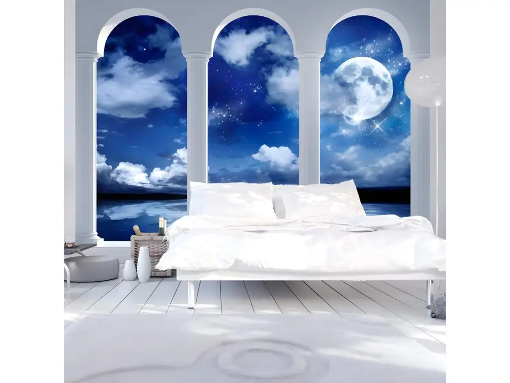 Papier Peint "Night Greece" 70 x 100 cm avec spatule intégrée