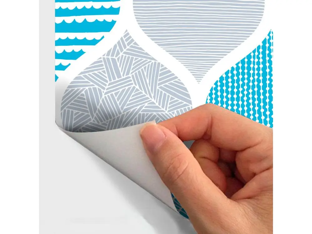 Sticker papier peint - EGIL - 30x30cm pour découpe précise