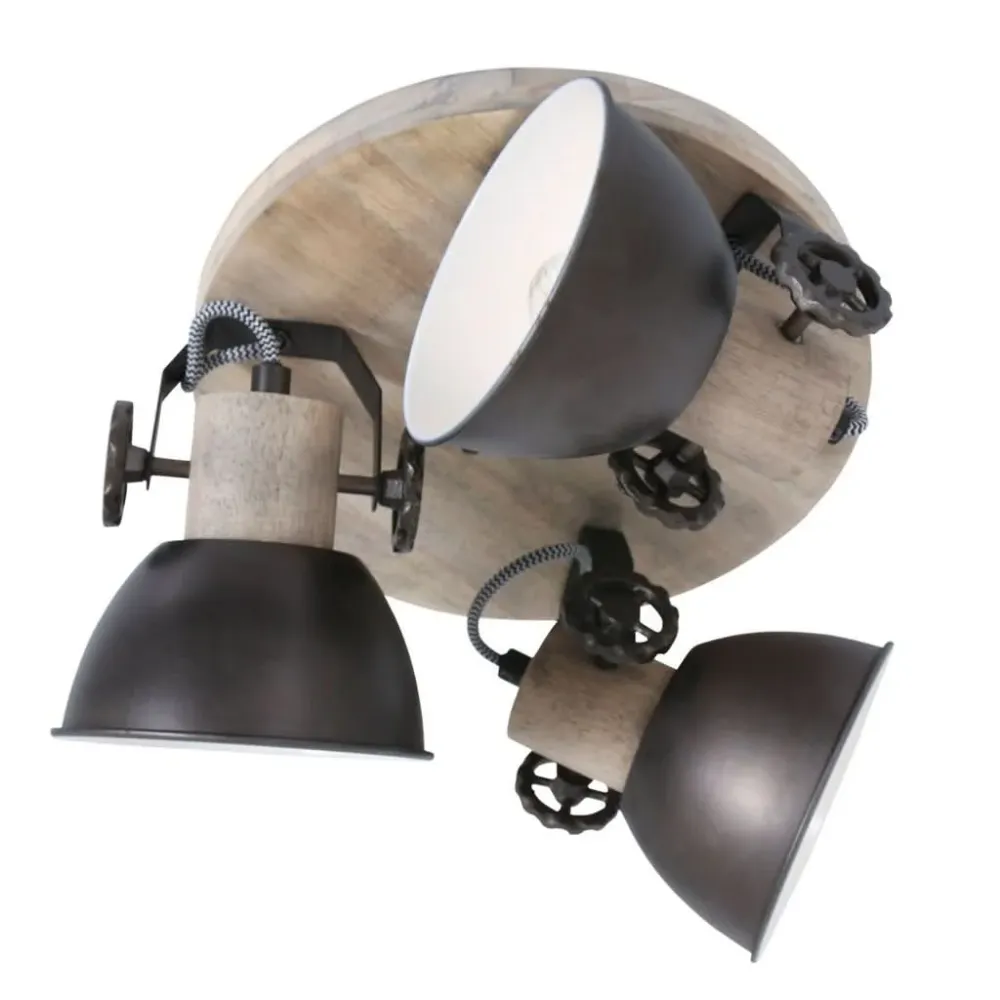 Plafonnier Anthracite Ronde | Rira Qualité NF