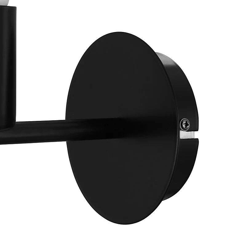 Ampoule HID pour éclairage public Applique murale Darrah 2 lampes E27 IP20 noir