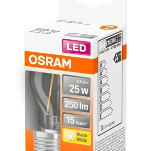 Décharge pour éclairage industriel AMPOULE LED SPHÈRE 2.5W E27 DOUX