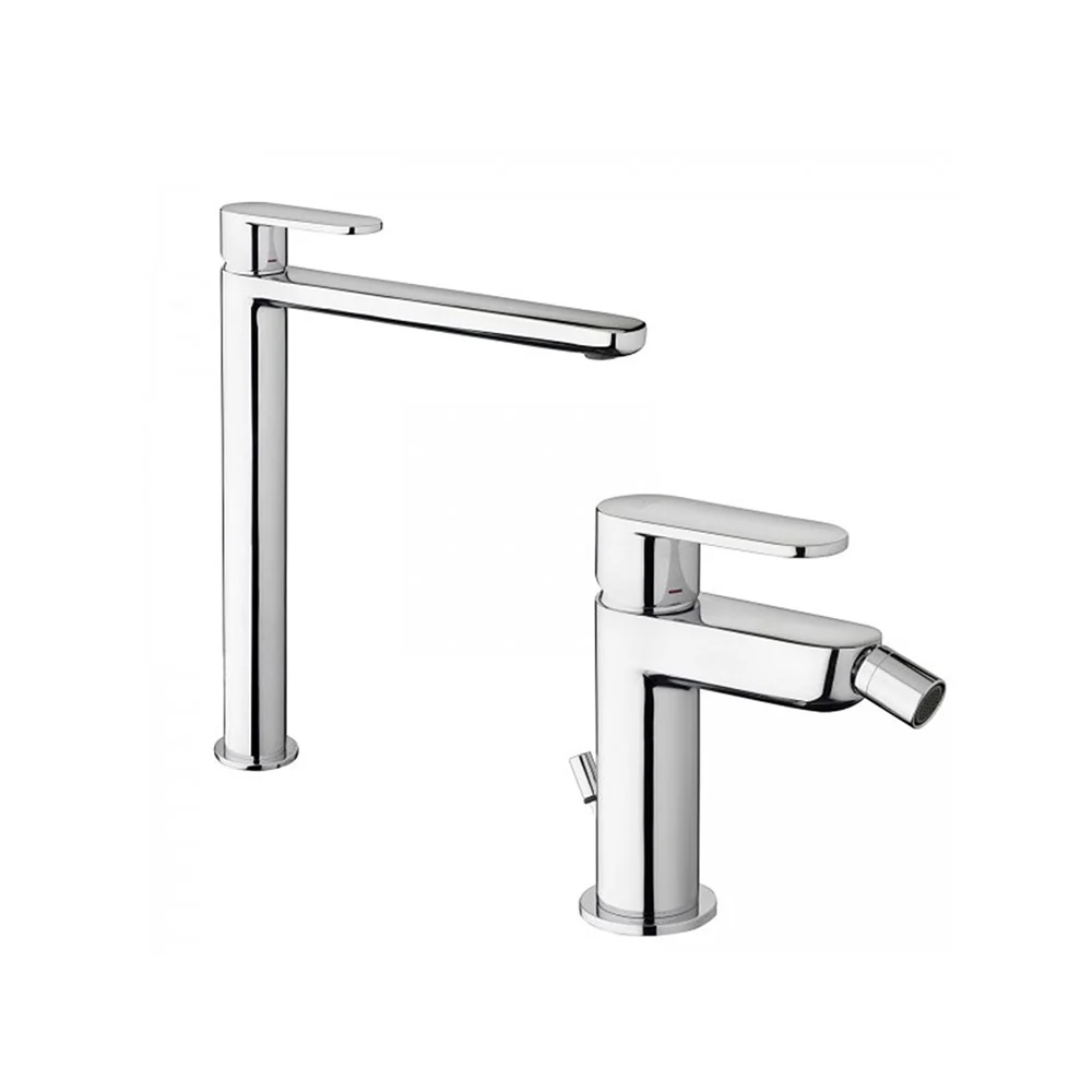 HID à allumage rapide Paffoni Candy mitigeur lavabo haut + bidet avec vidage