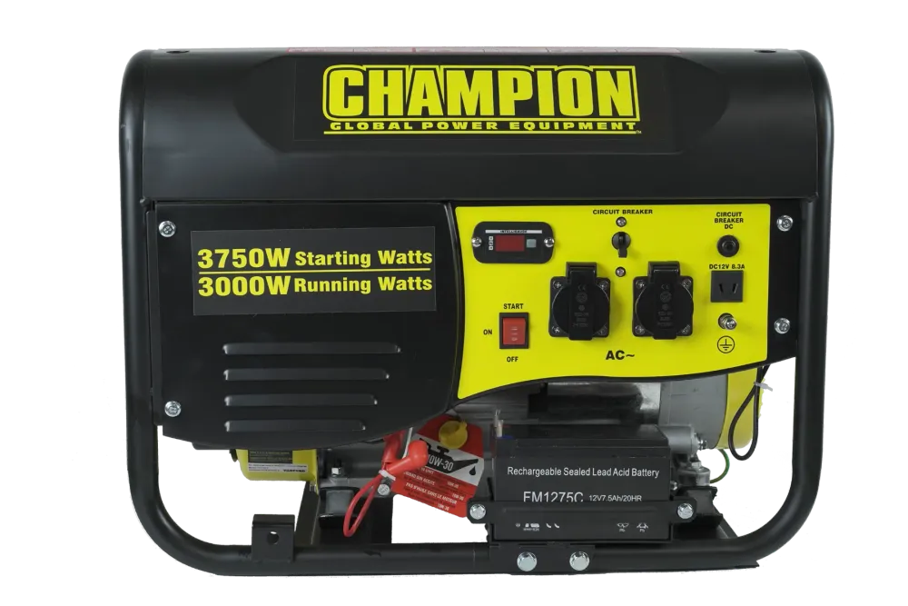 Longue Durée de Vie Stromerzeuger CHAMPION 3500W Petrol Generator