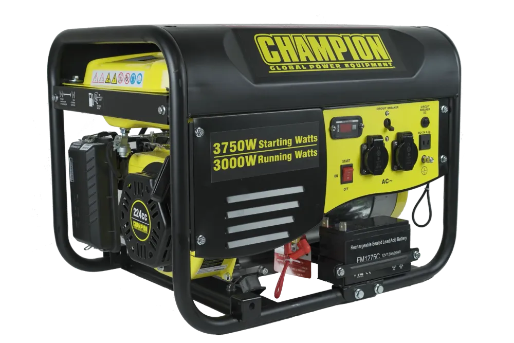 Longue Durée de Vie Stromerzeuger CHAMPION 3500W Petrol Generator