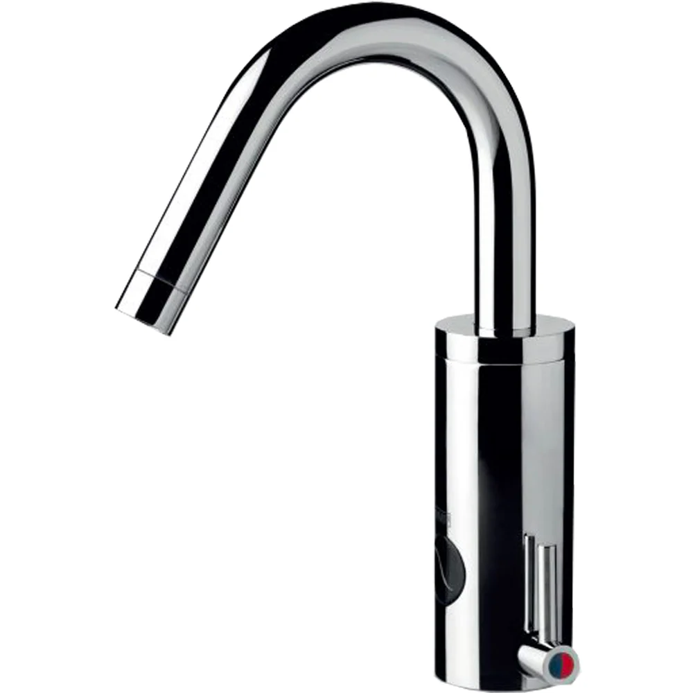 Miscelatore Fotocellula Per Lavabo Con Canna Alta Arco Plus Corrente 220V avec technologie anti-cyclage
