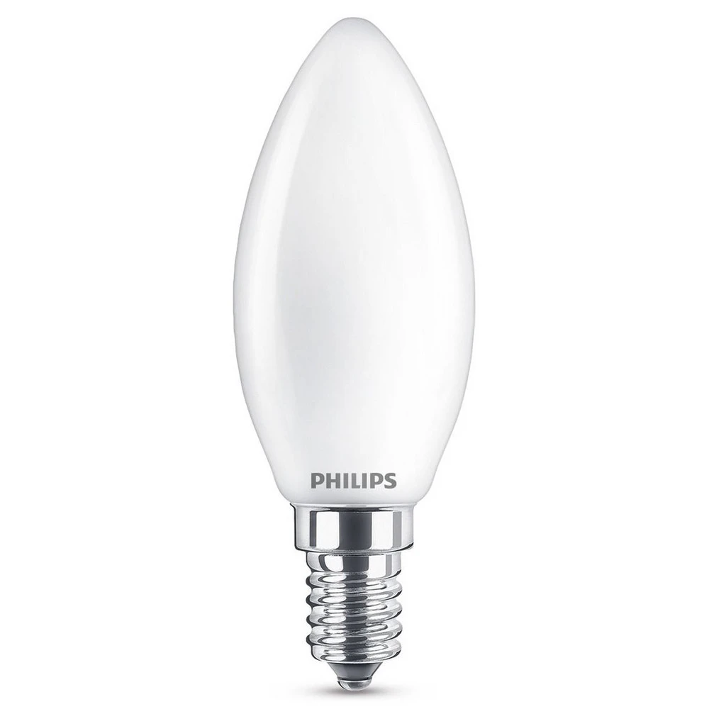 Philips ampoule bougie LED E14 B35 4,3 W 827 opale