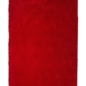 Vloerkleed tissu synthétique rood 140 x 200 cm DEMRE
