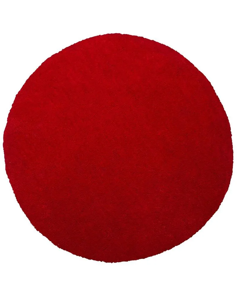 Vloerkleed tissu synthétique rood ⌀ 140 cm DEMRE