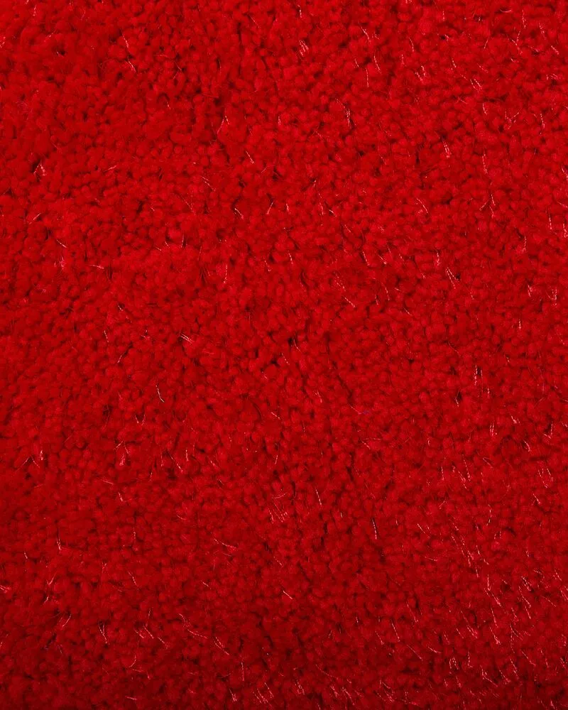 Vloerkleed tissu synthétique rood ⌀ 140 cm DEMRE