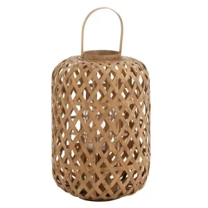 Ampoule krypton résistante Lanterne en Bambou "Garden" 70cm Naturel