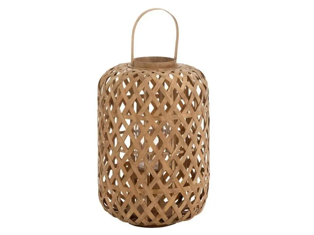 Ampoule krypton résistante Lanterne en Bambou "Garden" 70cm Naturel
