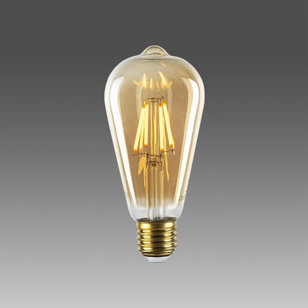 Ampoule LED + Claritas edison jaune bouillant 35W - 12V