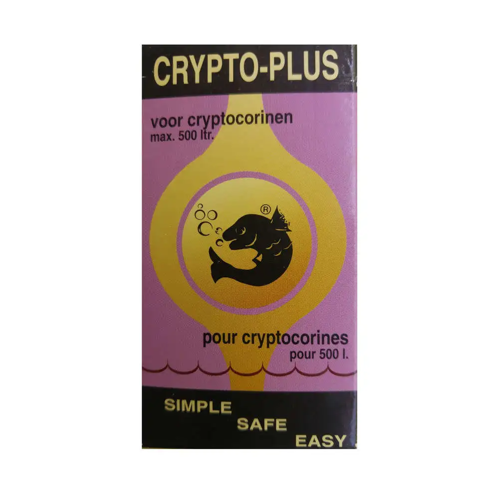 Crypto-plus de Esha et un engrais pour plantes d'aquariums 20 ml avec lumière blanche intense