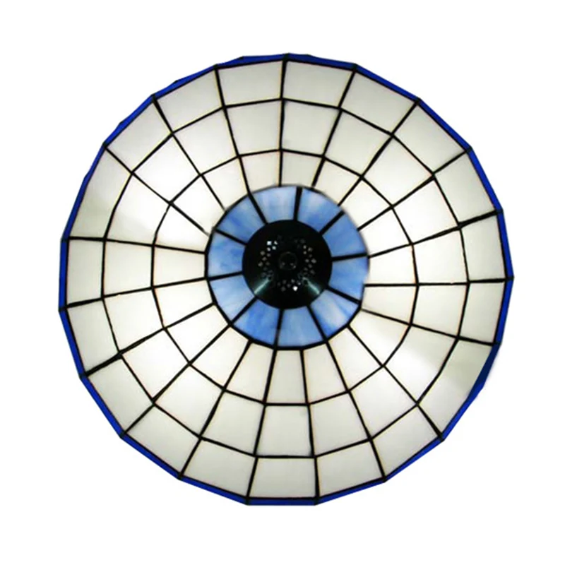 Haute Luminosité Halbkugelförmige Deckenleuchte aus Glas im traditionellen Stil, Unterputzleuchte für Schlafzimmer