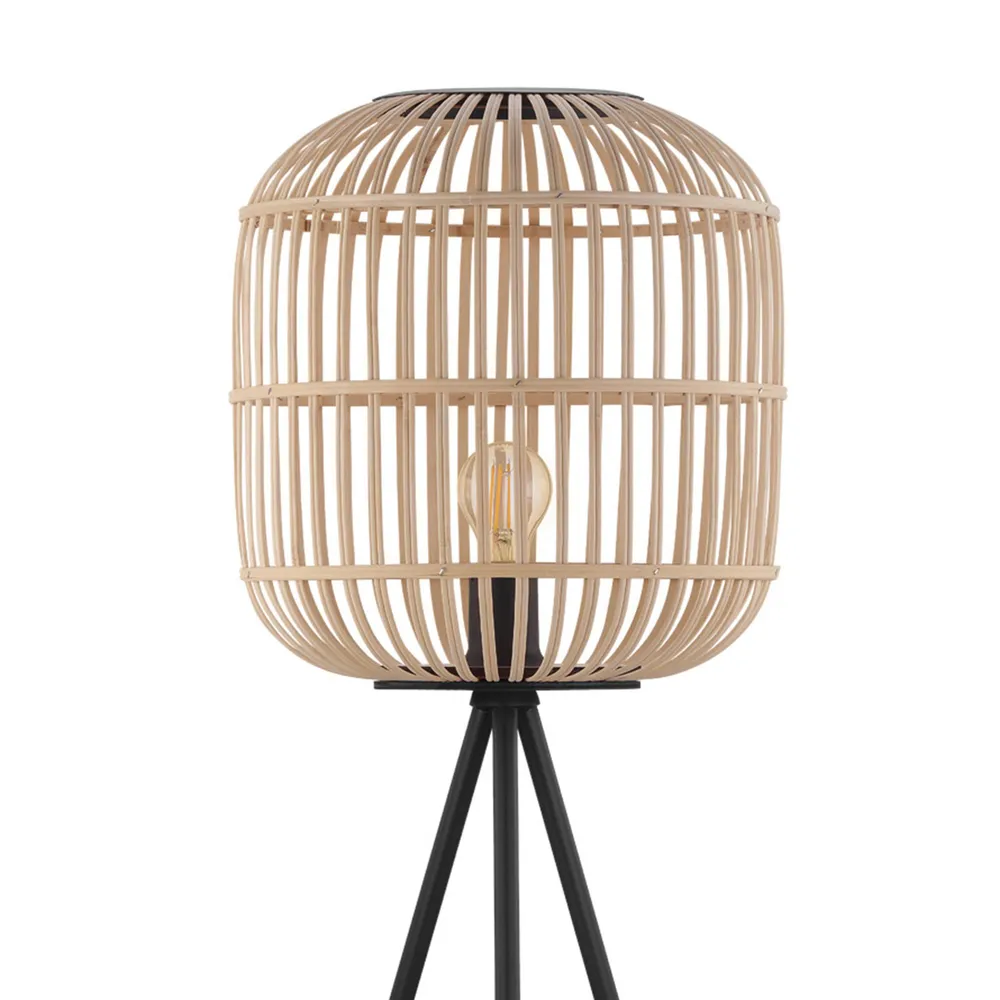 Haute Luminosité Lampadaire bambou naturel BORDESLEY E27 1X28W