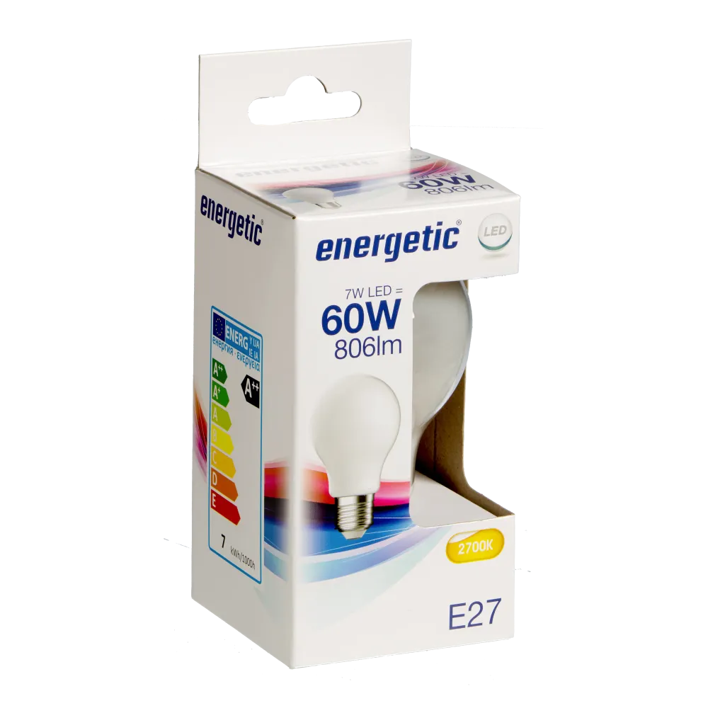 Longue Durée LED MILKY 60W E27 lumière chaude