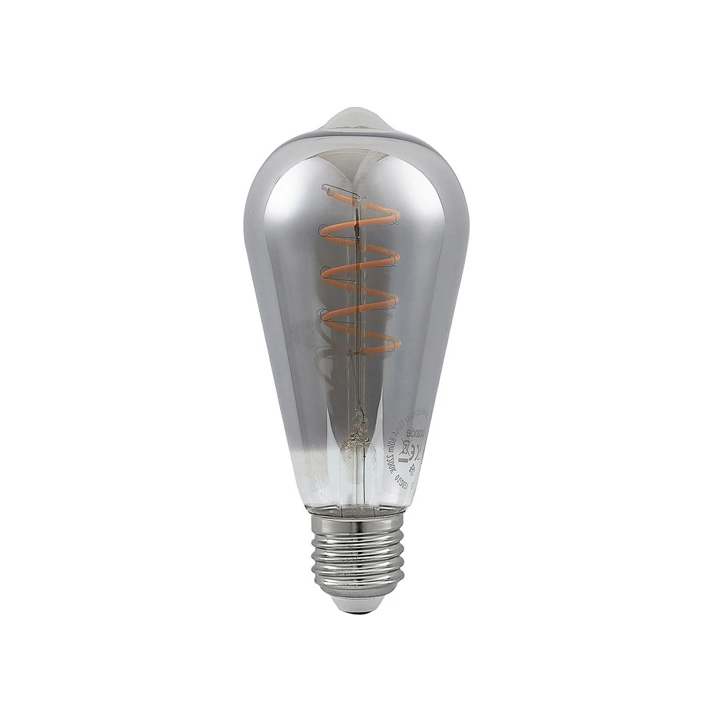 Lucande ampoule E27 ST64 4 W 918 pâle titane x2