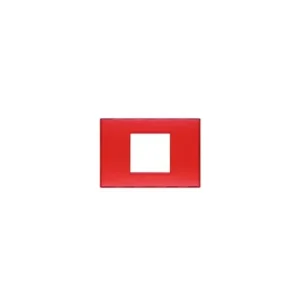 PLACCA BTICINO LIVINGLIGHT 2 MODULI ROSSO GEL N4819RJ - Compatible Universelle