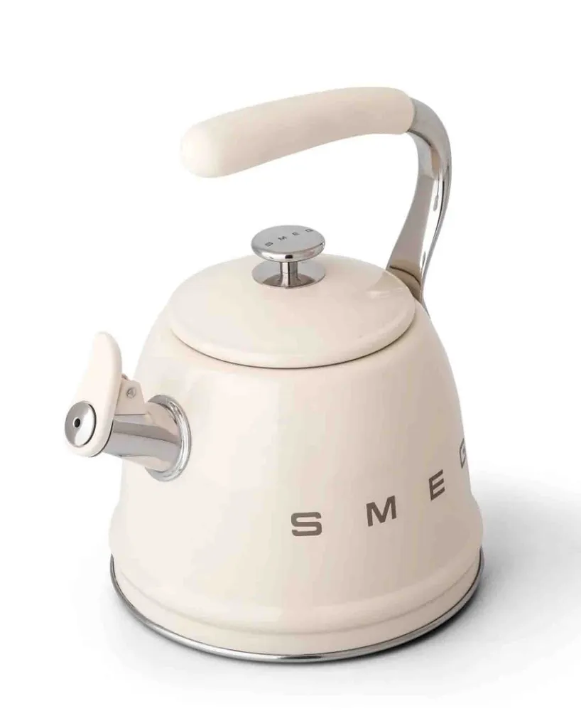 Smeg Whistling Stovetop Kettle - Cream 35W - 12V