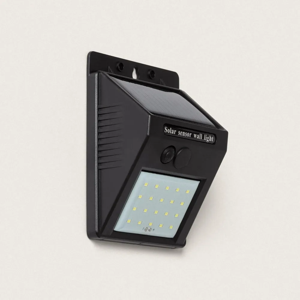 Xénon pour projecteur automobile Lampe extérieure murale solaire LED IP65 avec capteur crépusculaire