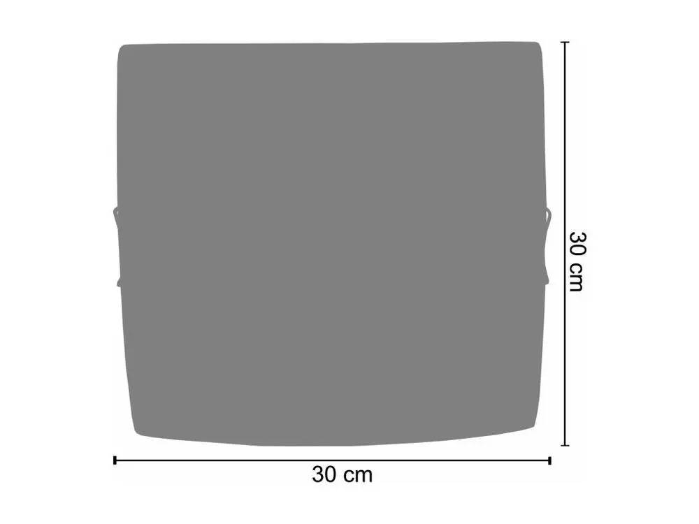Xénon pour projecteur automobile Plafonnier verre carré bombé mate jaune30 cm..