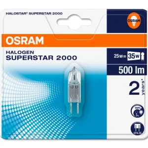 AMPOULE HALOGÈNE 25W GY6.35 HALOSTAR avec Garantie 2 Ans