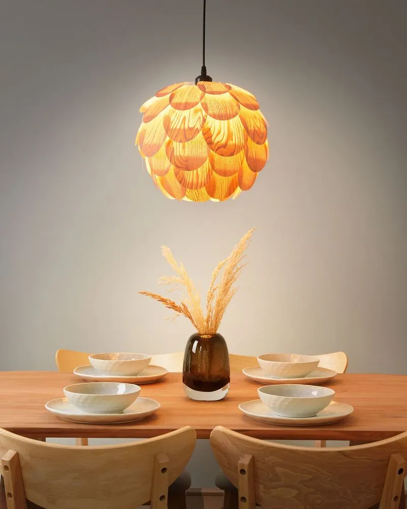 Hanglamp bamboe natuurlijk BAMPUR | 5000K | 400 lumens