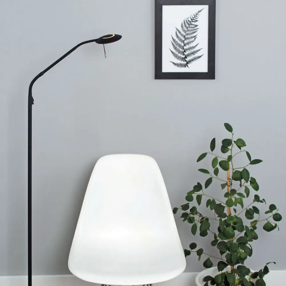Lampadaire Dimmable Noir | Rena Portée 10 mètres