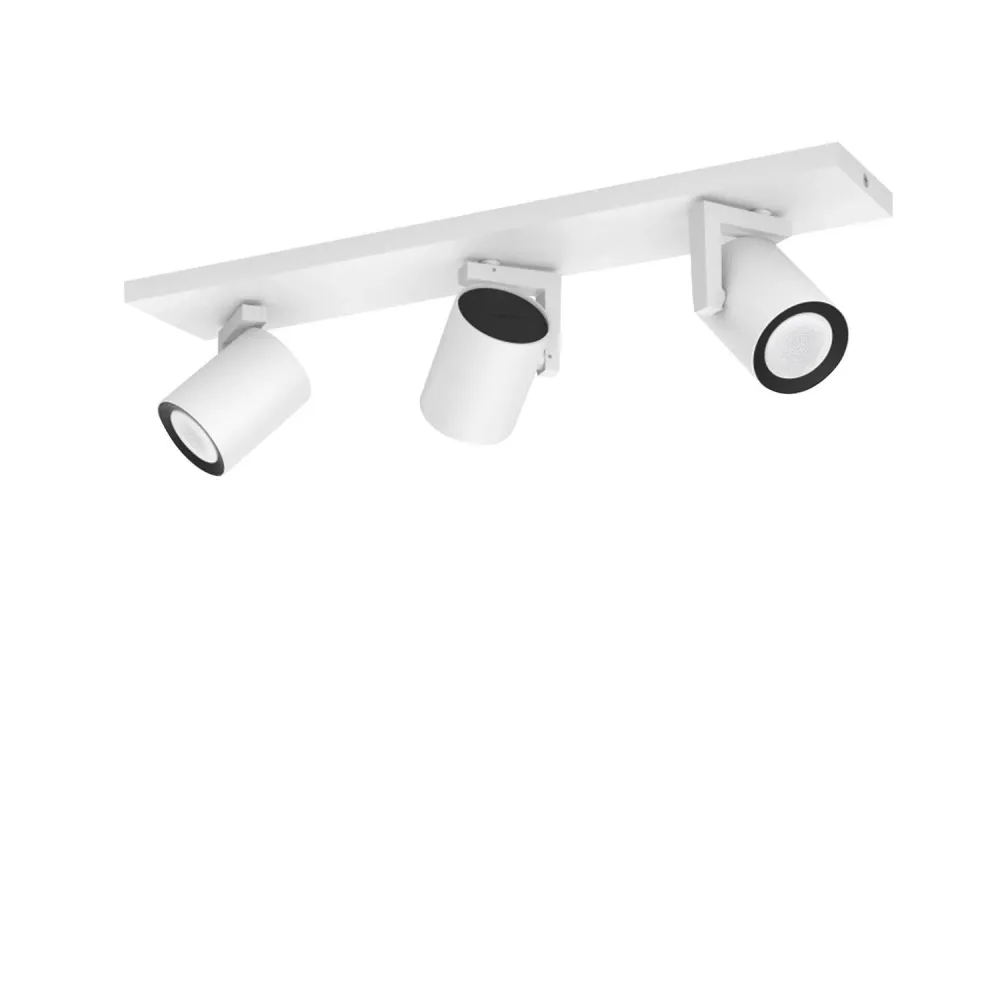 Plafonnier à suspension réglable Luminaire de plafond Argenta 3x6W PHILIPS Hue couleur blanche