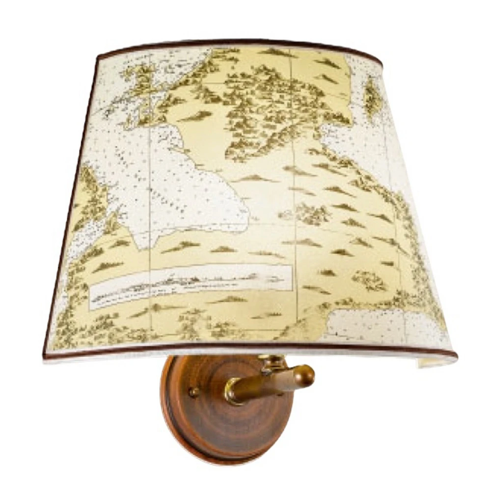 Applique en bois Laguna avec ampoule LED incluse