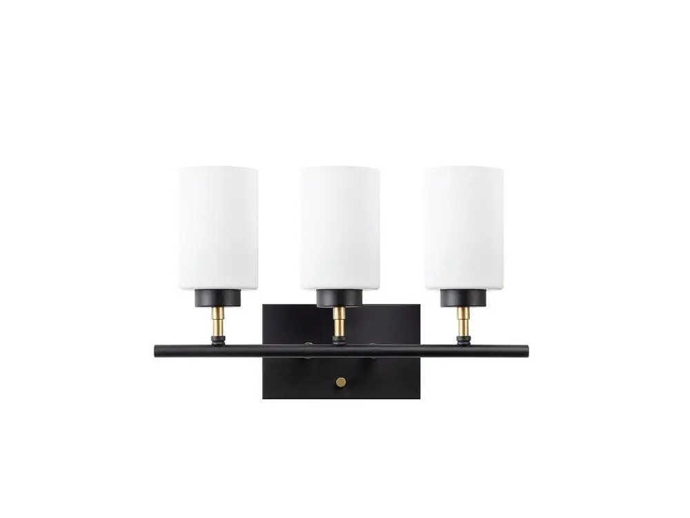 Applique à bras Applique Murale Interieur, Lampe Murale Industrielle Bois, Noir 46x15x28 Cm