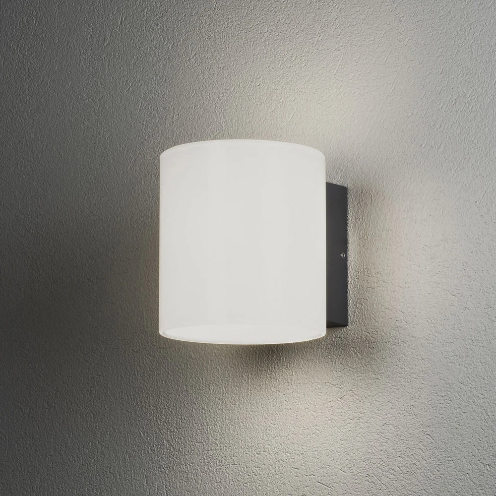 Applique d'extérieur LED Foggia, à 2 lampes avec fixation invisible