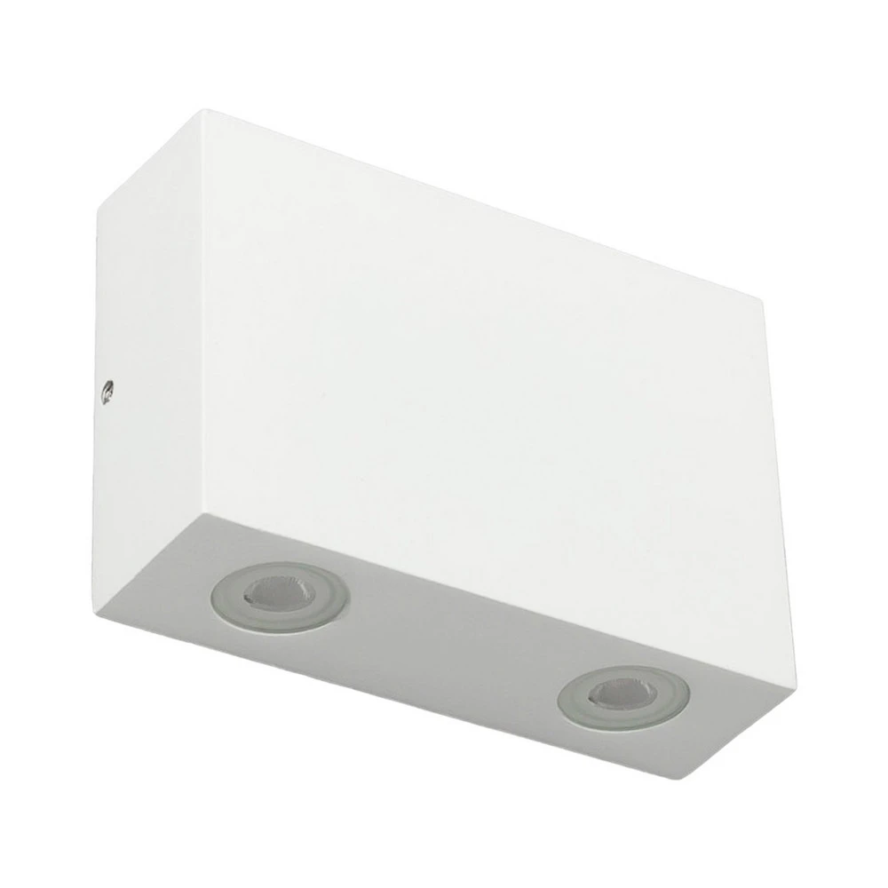Applique encastrable Applique d'extérieur LED Henor à 4 lampes blanc
